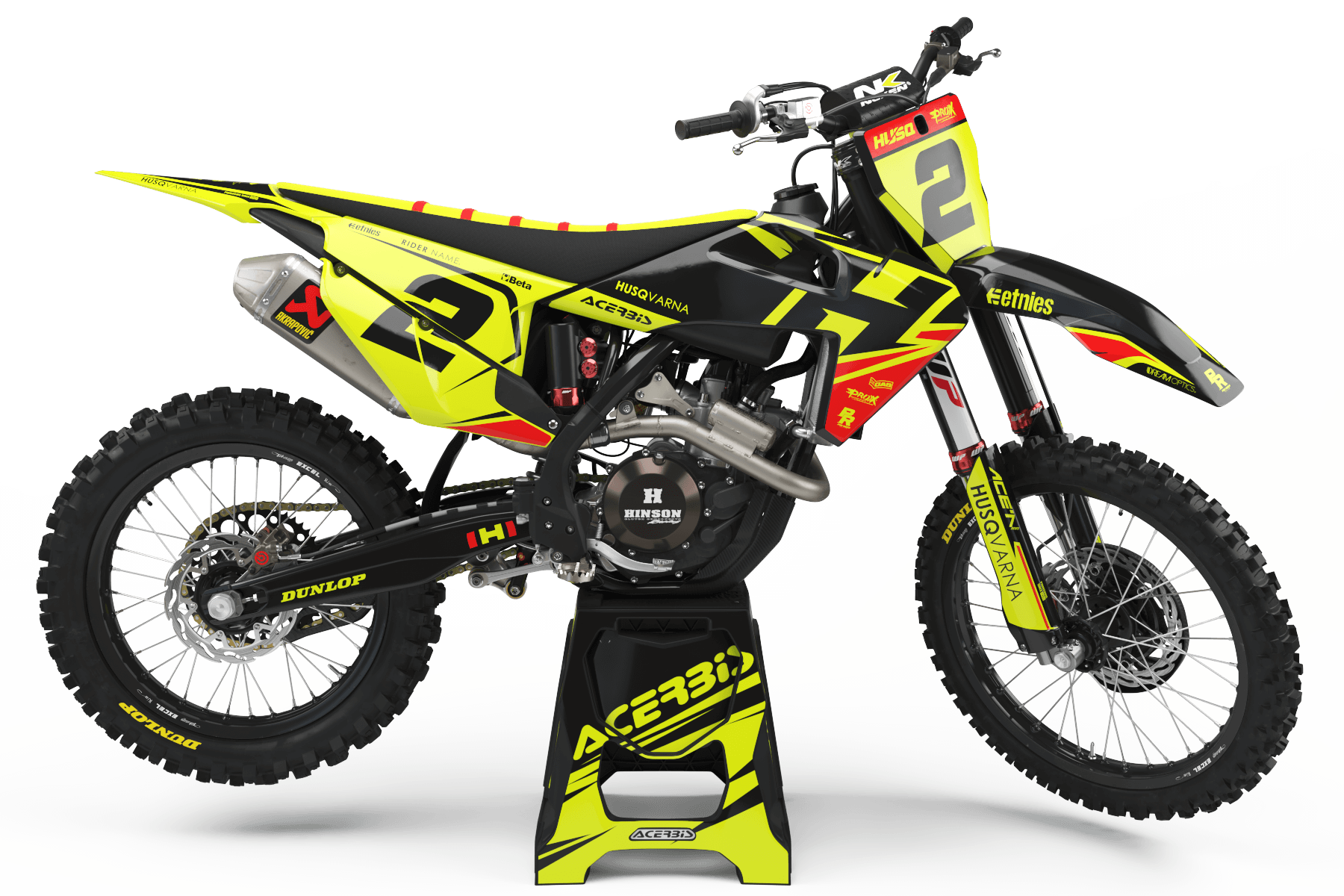 Graphics Kit HUSQVARNA ACE'N FLUO
