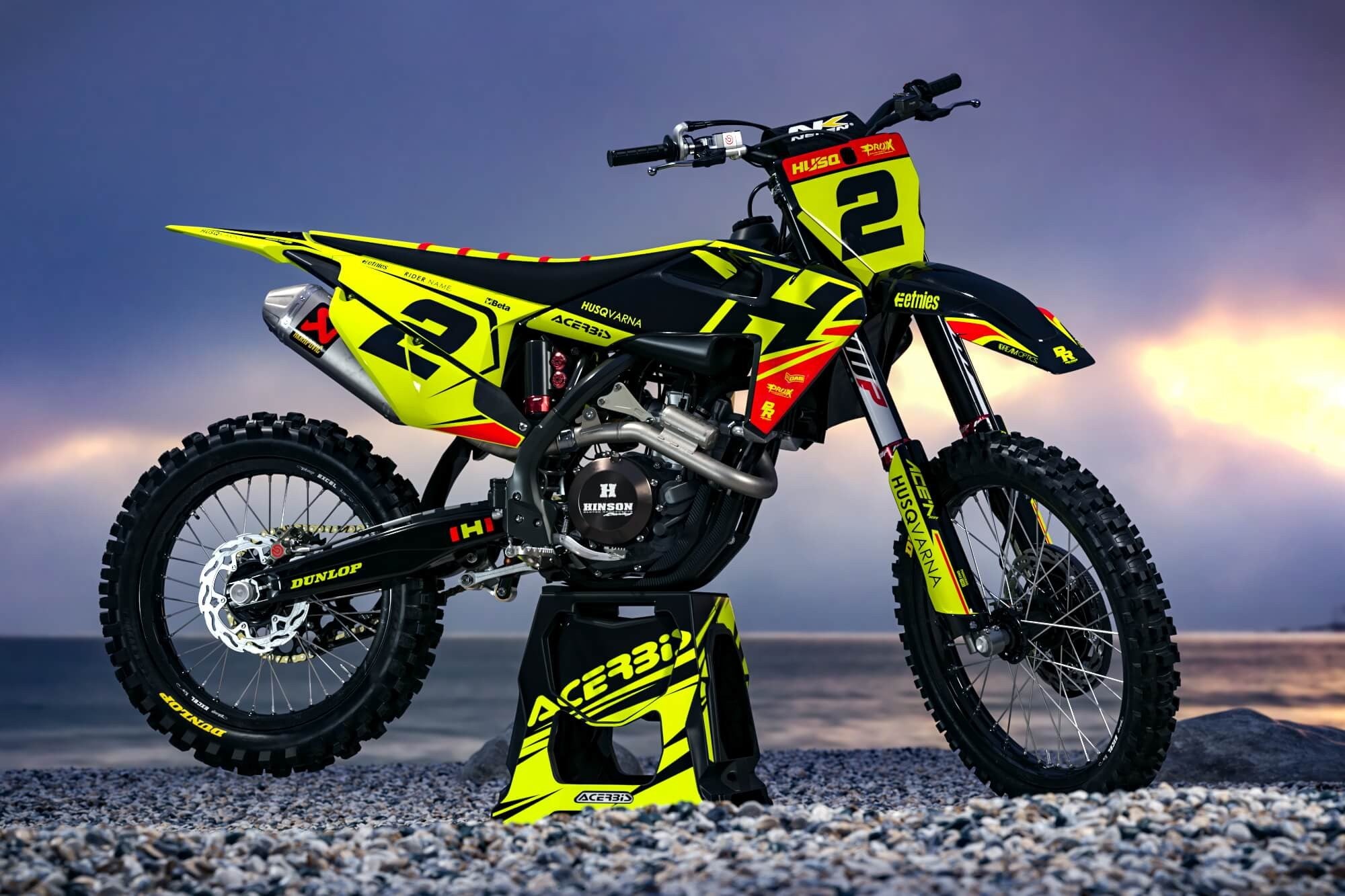 Graphics Kit HUSQVARNA ACE'N FLUO