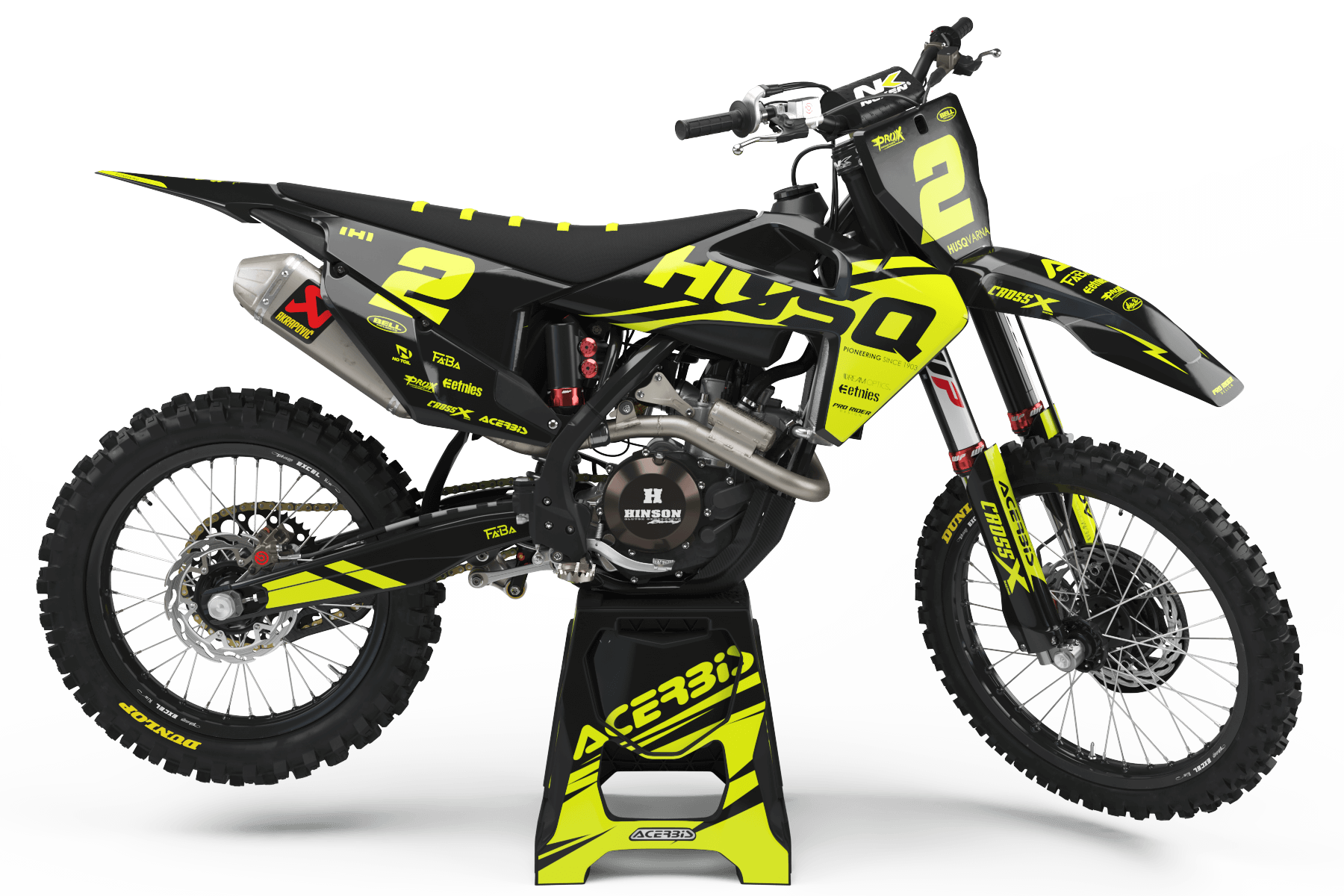 FLUO Graphics Kit HUSQVARNA  DIALIZ