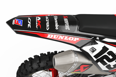 Dirt bike graphics kits honda FACTORY ENERGY Red : Very high quality