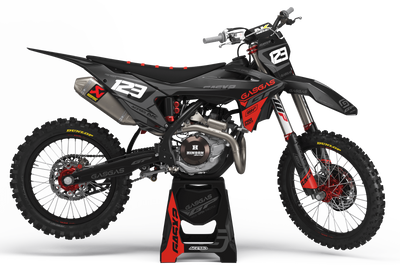 Graphics Kit GASGAS CONQUEROR S3 BLACK