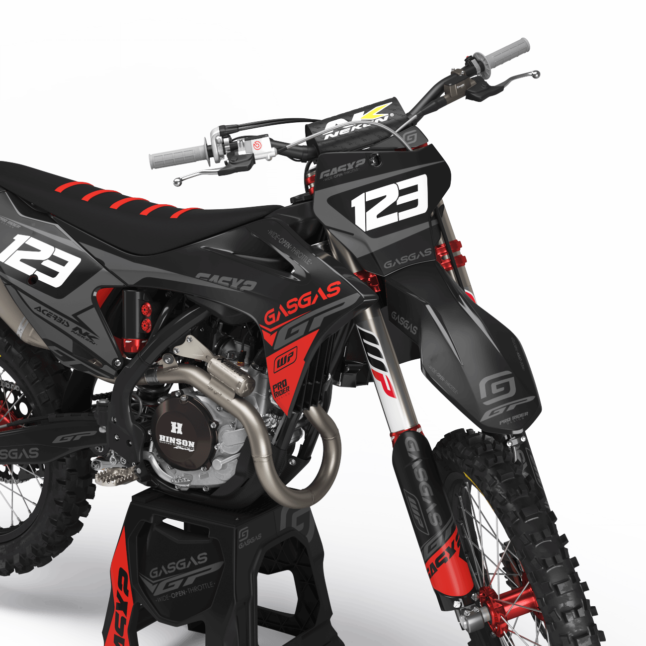 Graphics Kit GASGAS CONQUEROR S3 BLACK