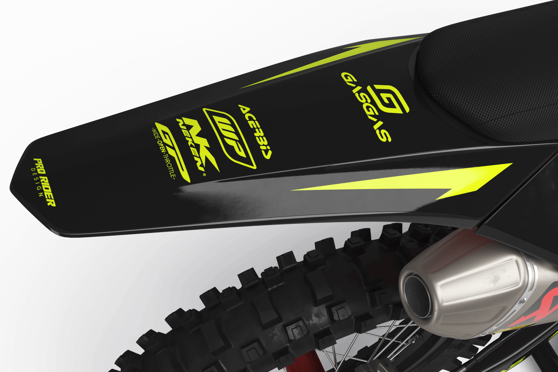 Graphics Kit GASGAS CONQUEROR FLUO