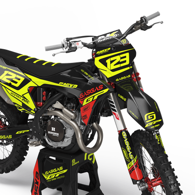 Graphics Kit GASGAS CONQUEROR FLUO