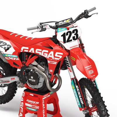Graphics Kit GASGAS MENTOR RED.1