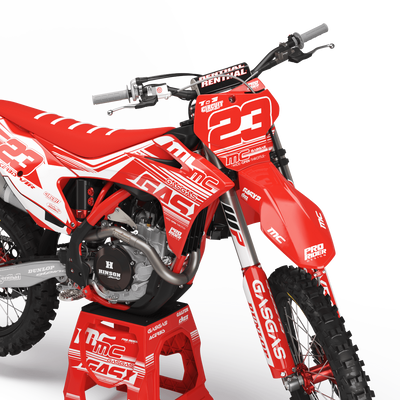 Graphics Kit GASGAS AKID RED