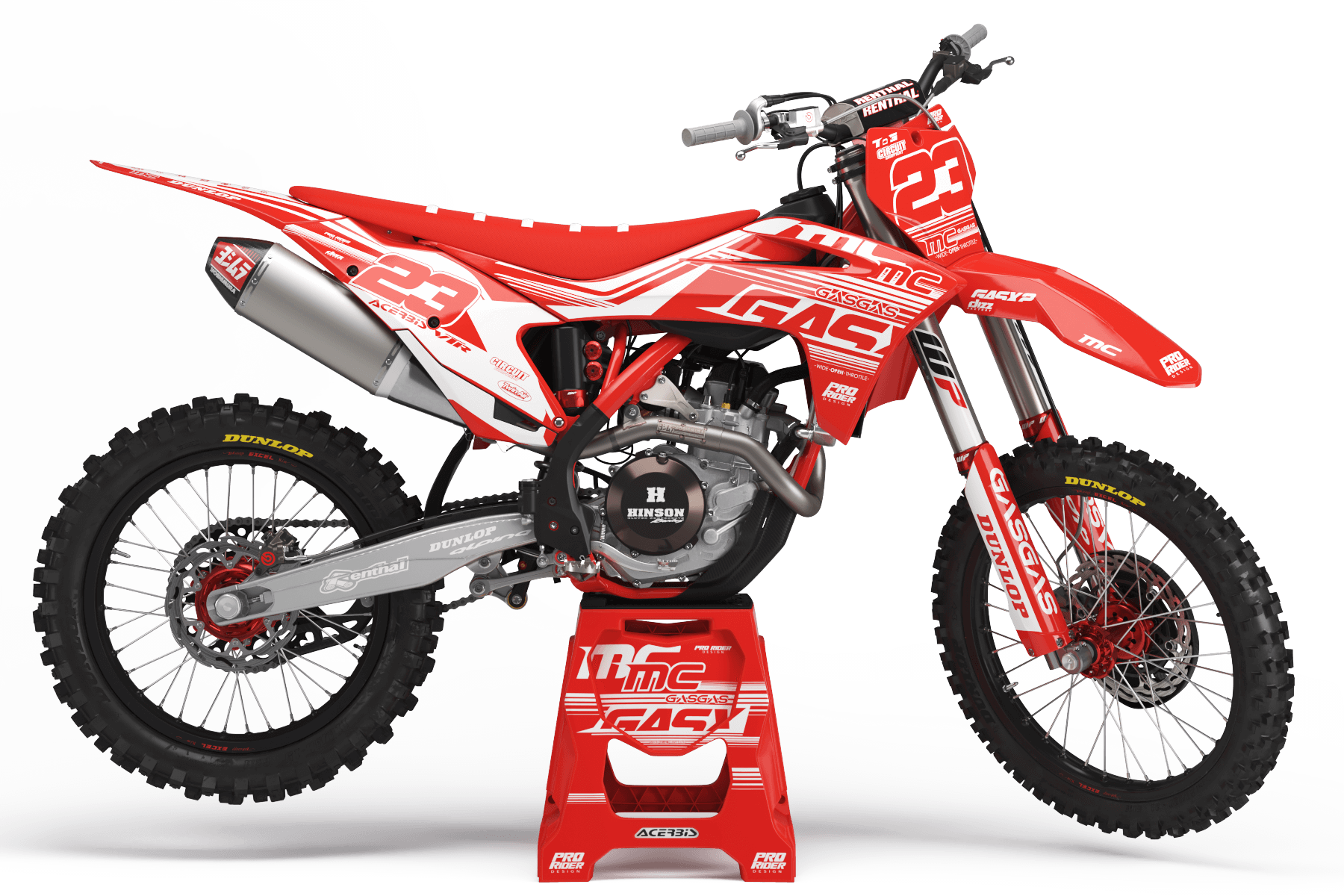 Graphics Kit GASGAS AKID RED