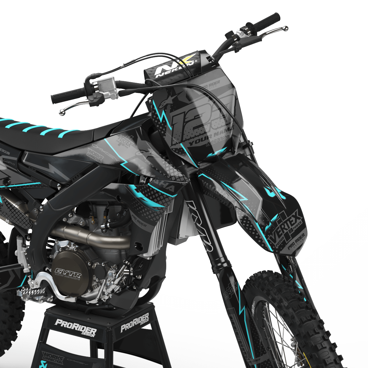 Yamaha graphics KIT FMRFACTORY DARK CYAN