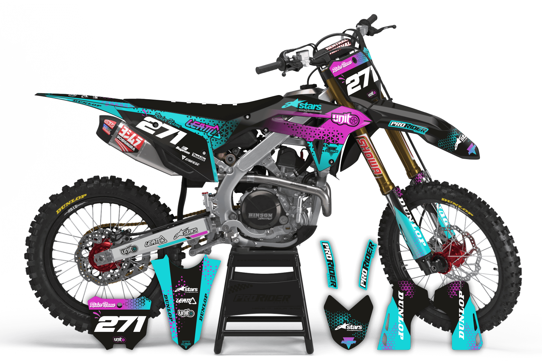 Custom Graphics UNIT BLACK