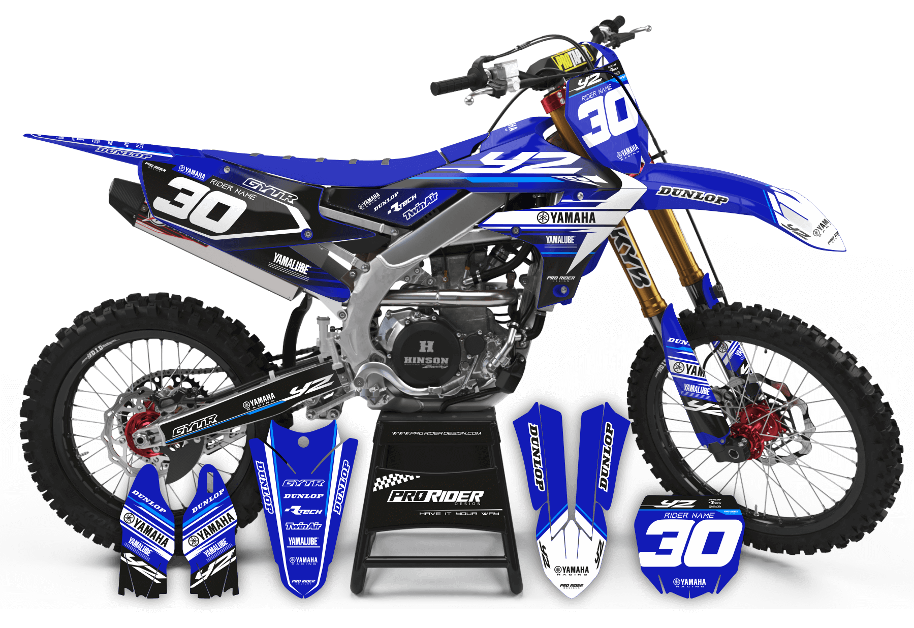 Dirt Bike Graphic kits Yamaha KORB BLUE