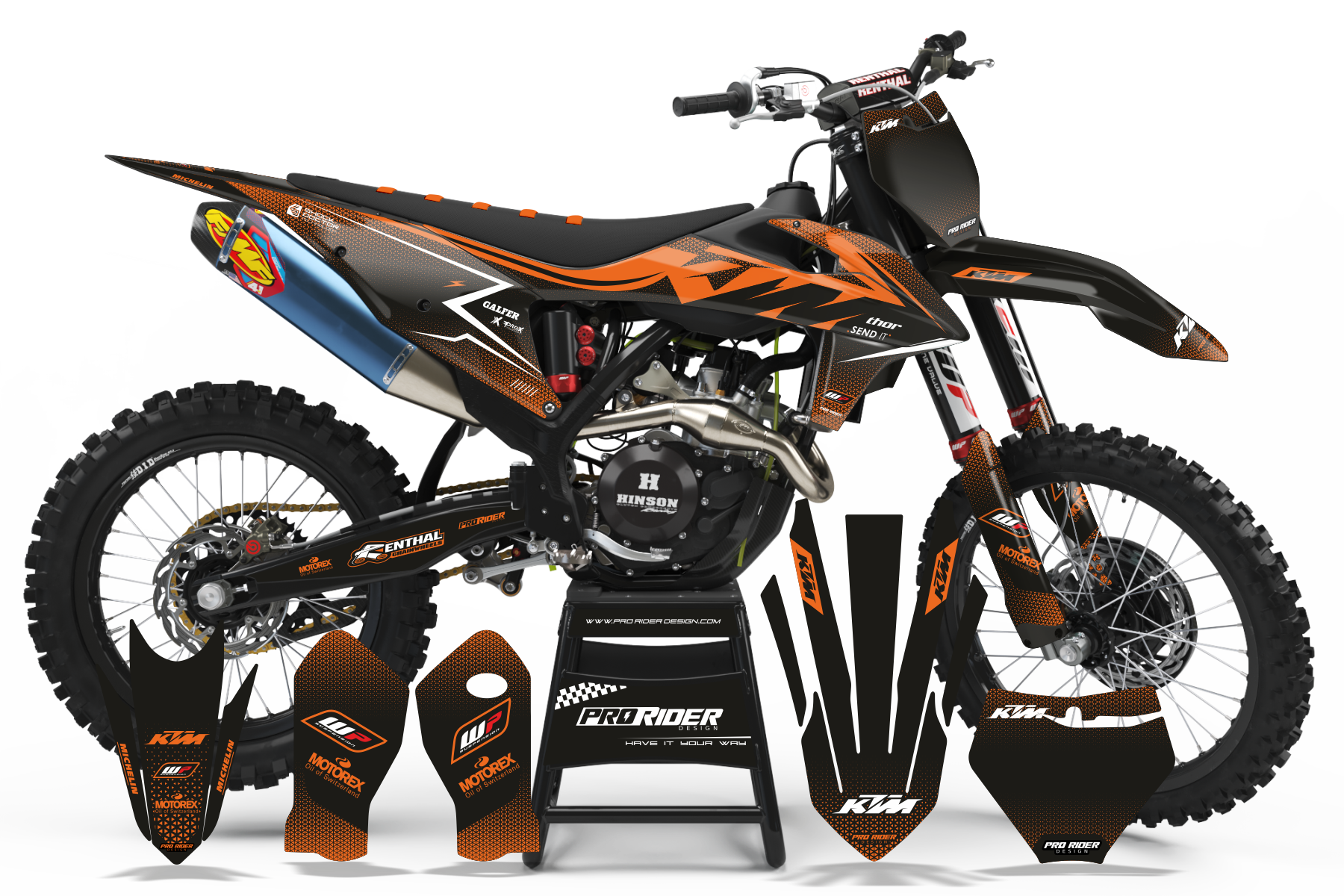 Custom Graphics KTM STOK ORANGE