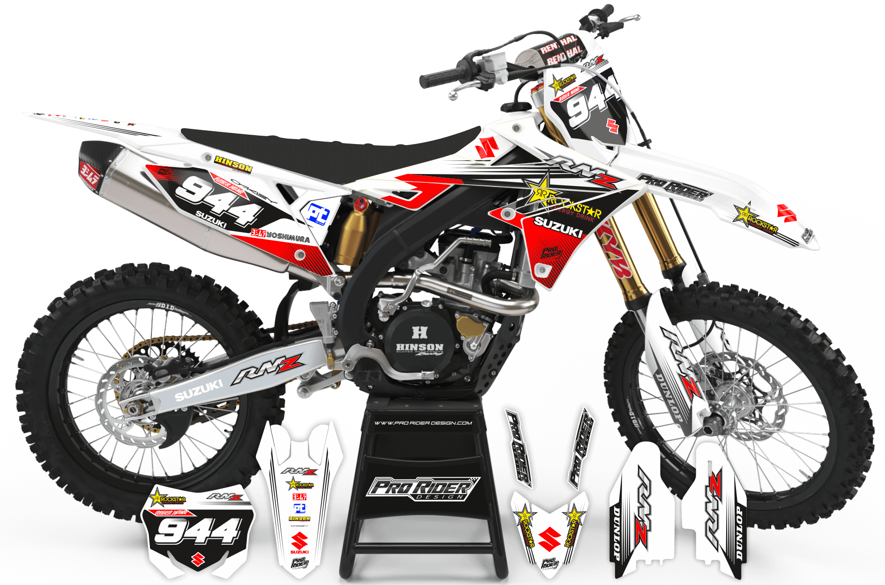 SUZUKI Graphics kit riderlife 3