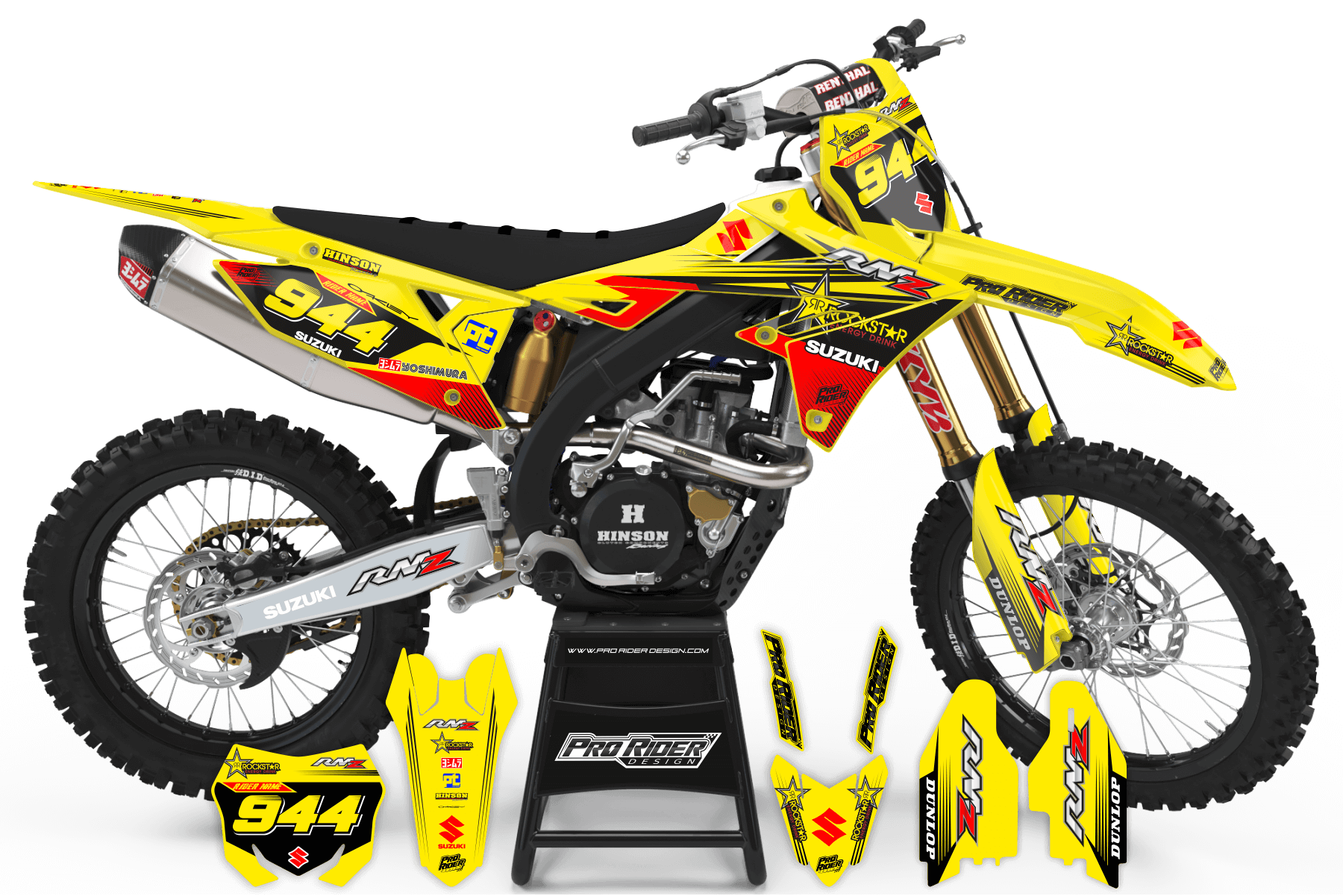 SUZUKI Graphics kit riderlife rm4
