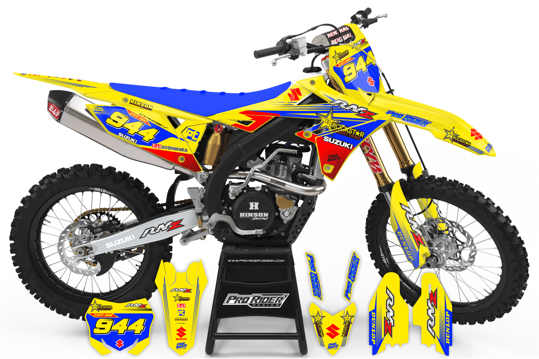 SUZUKI Graphics kit riderlife rm5