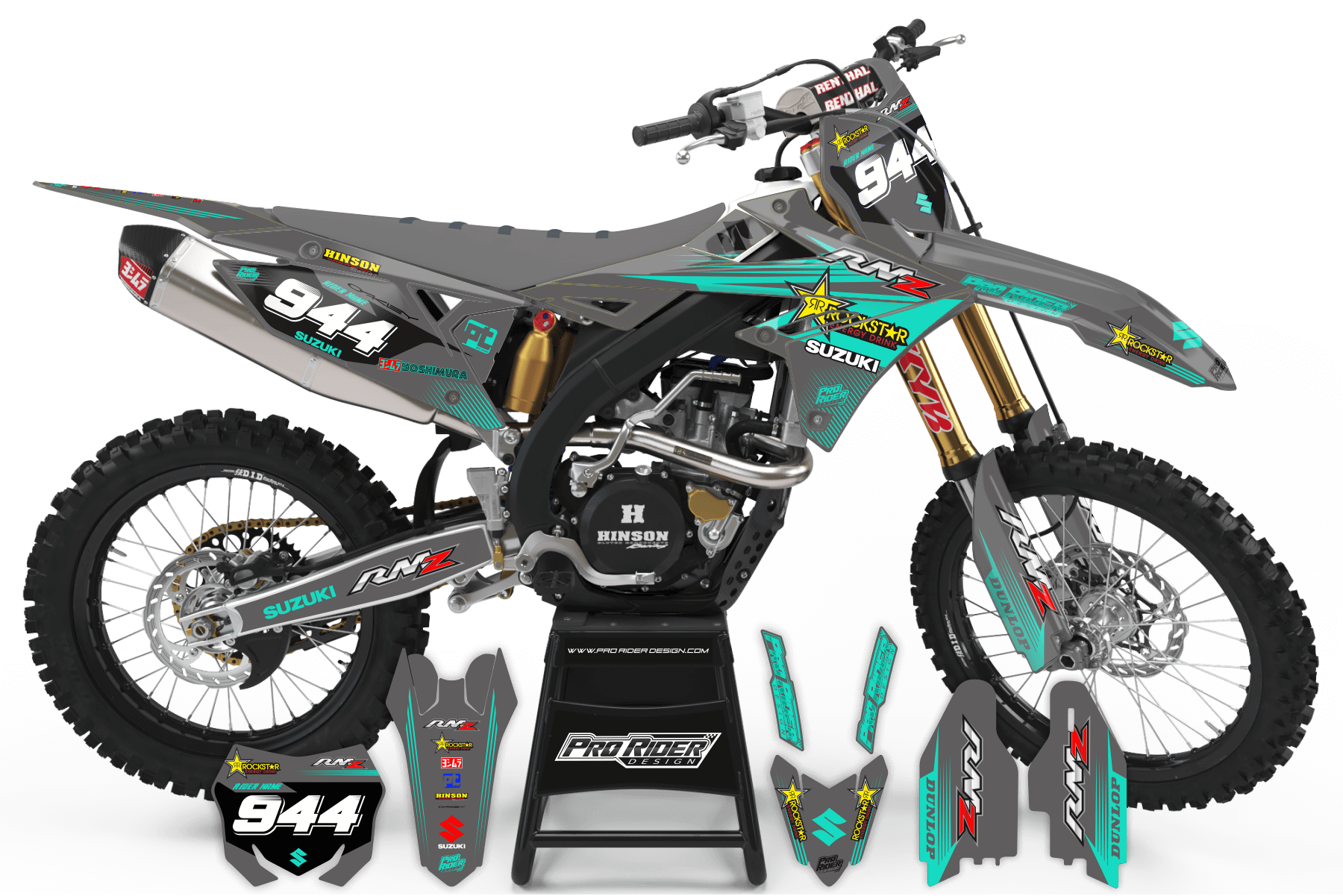 SUZUKI Graphics kit riderlife rm8