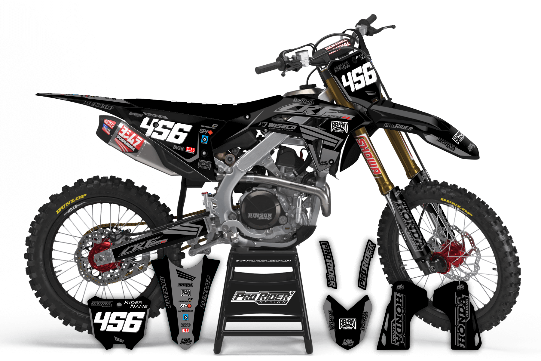 Graphics Kit HONDA PRORIDER SWAGG DARK