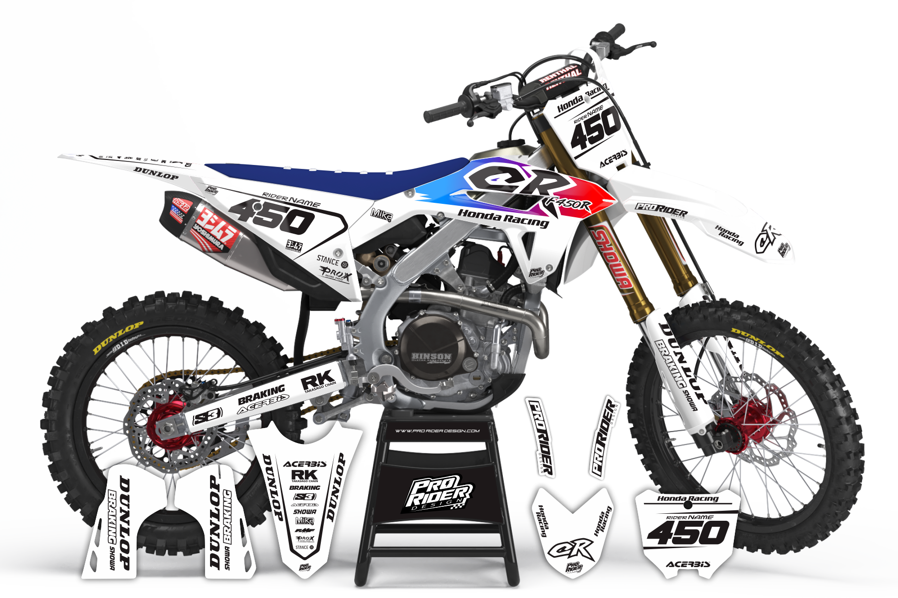 Graphics Kit HONDA RIVAL GRADIENT
