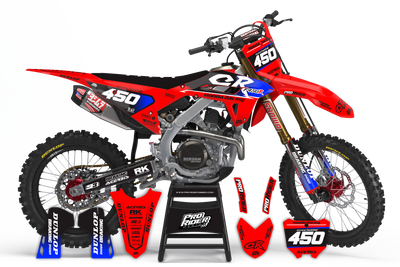 Graphics Kit HONDA RIVAL REDRED gradient