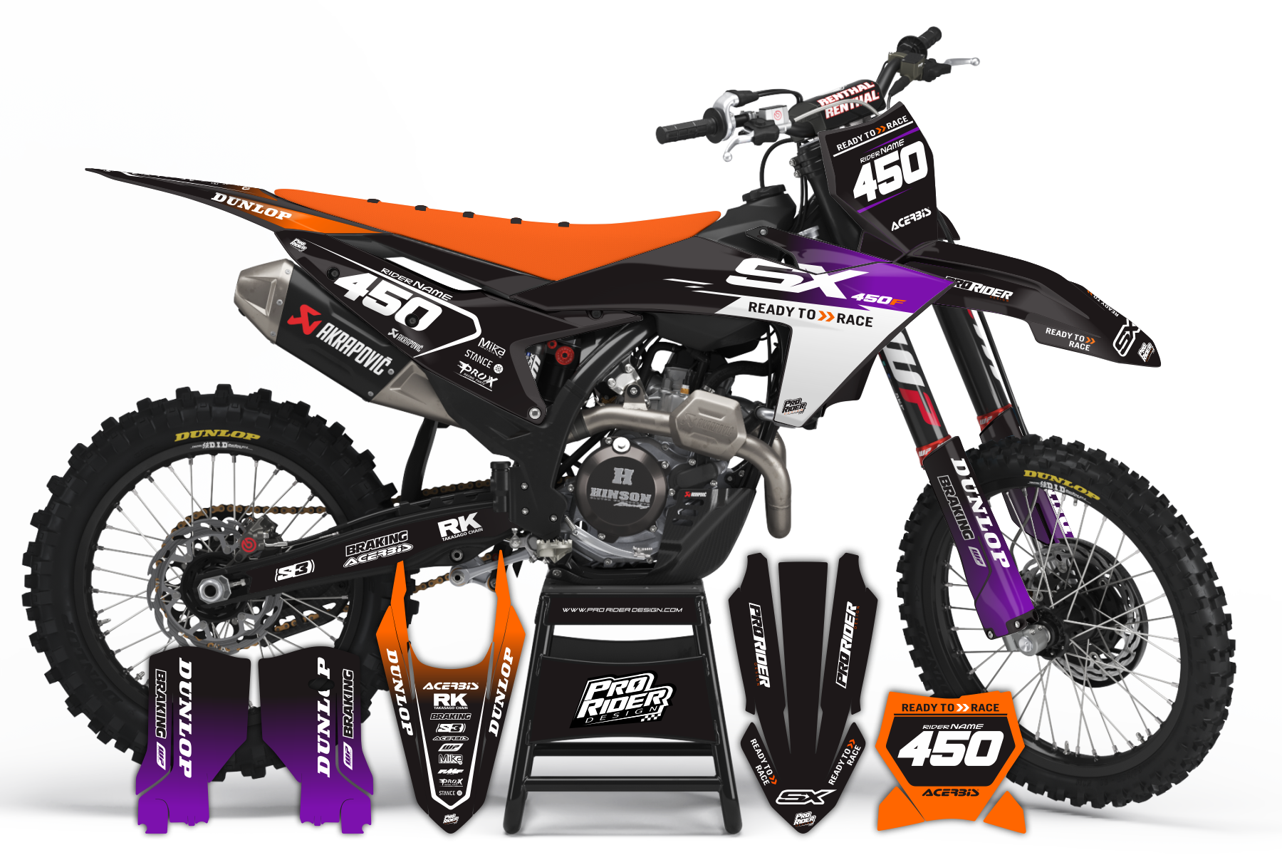 Custom Graphics KTM RIVAL PURPLE