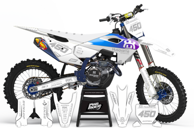HUSQVARNA Custom Graphics RIVAL WHITE