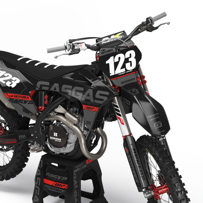 Graphics Kit GASGAS MENTOR GREY OMBER