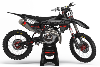 Graphics Kit GASGAS MENTOR GREY OMBER