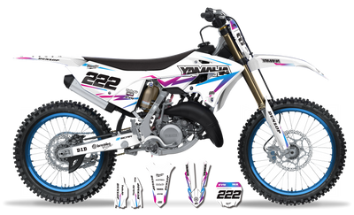 Yamaha graphics KIT WHITE MATADOR