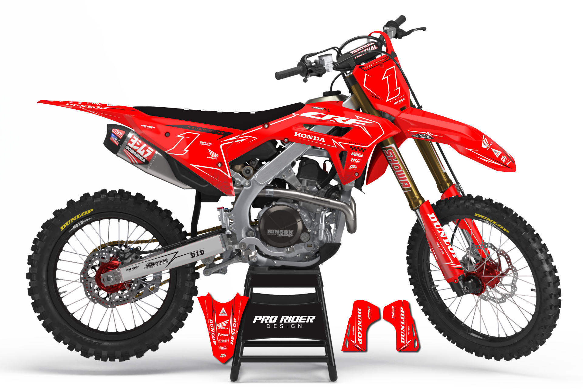 Graphics Kit HONDA BLINK RED