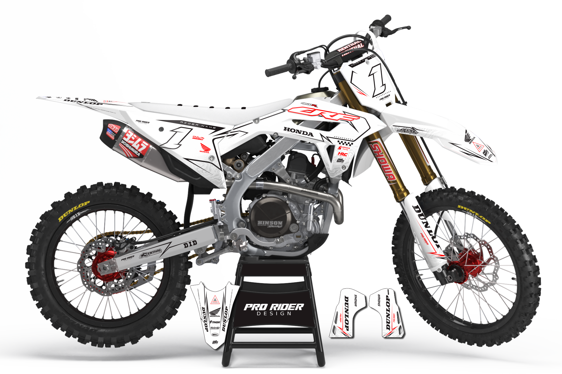 Graphics Kit HONDA BLINK WHITE