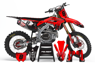 Graphics Kit HONDA Adrenaline Rush RED