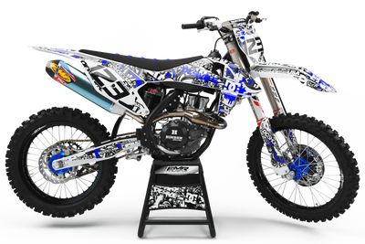 Graphics Kits DC B&W BLUE : Ultra shock-resistant
