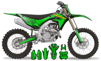 KAWA graphics KIT ARTEX GREEN