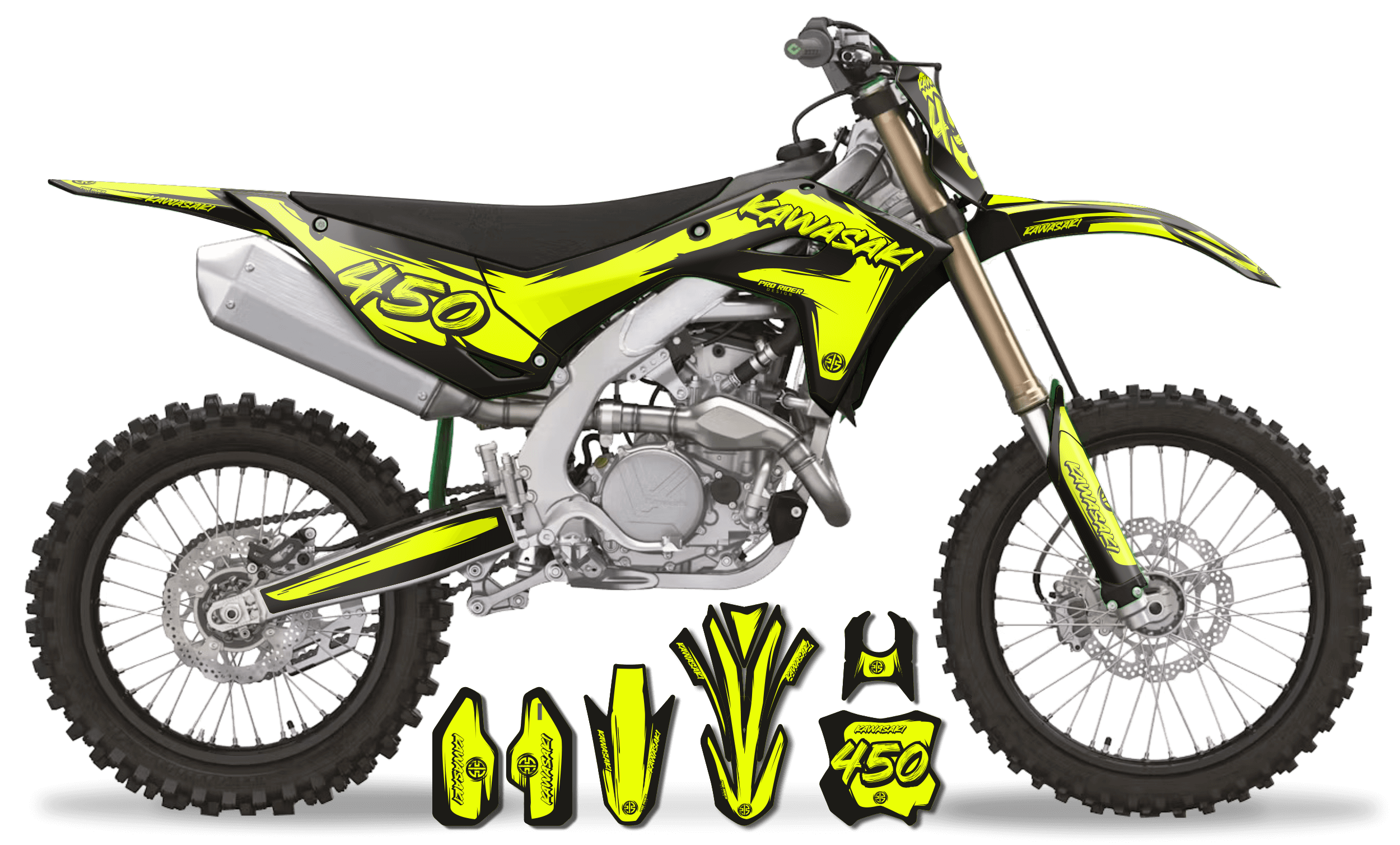KAWA graphics KIT ARTEX BYEL