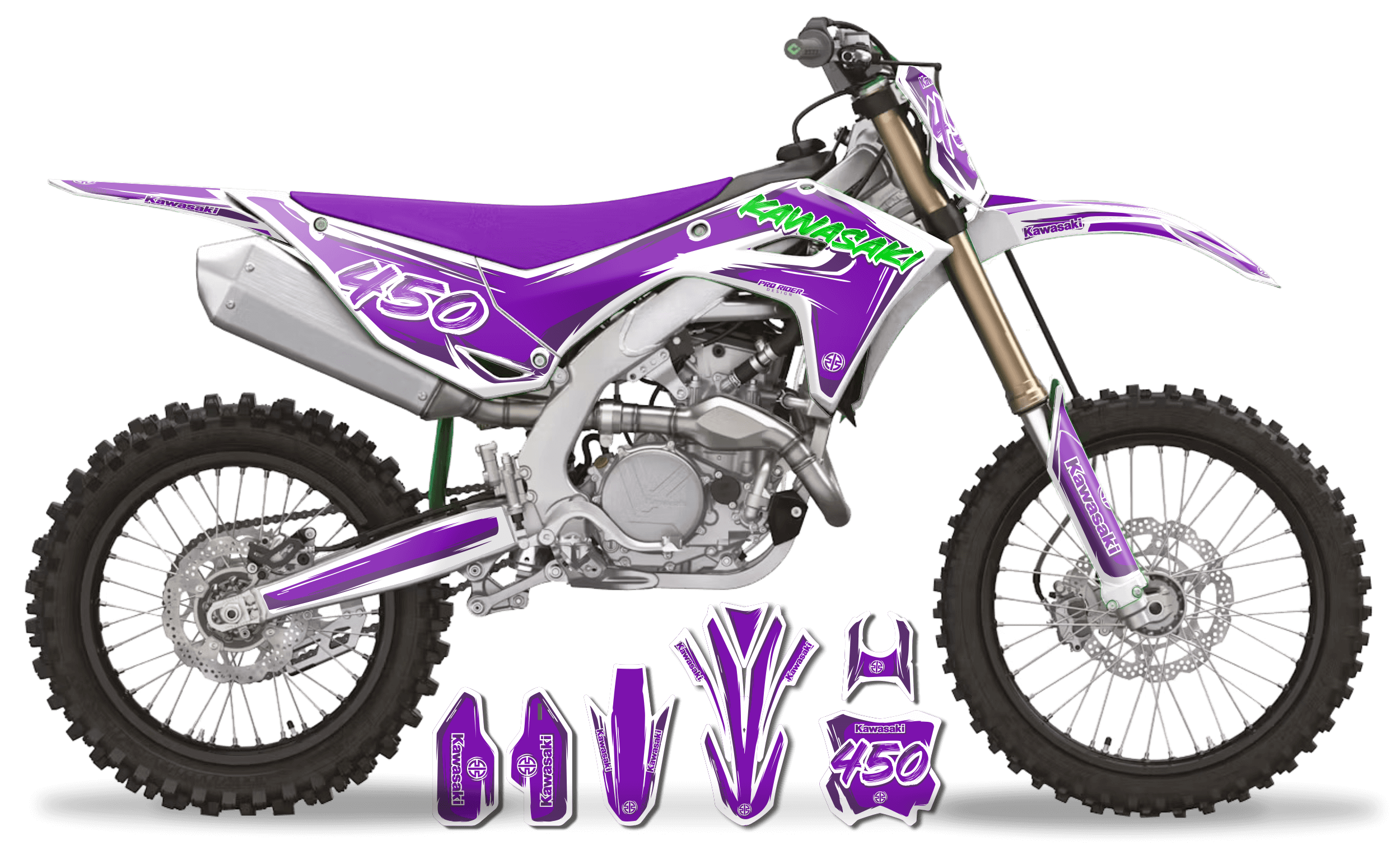 KAWA graphics KIT ARTEX PURP