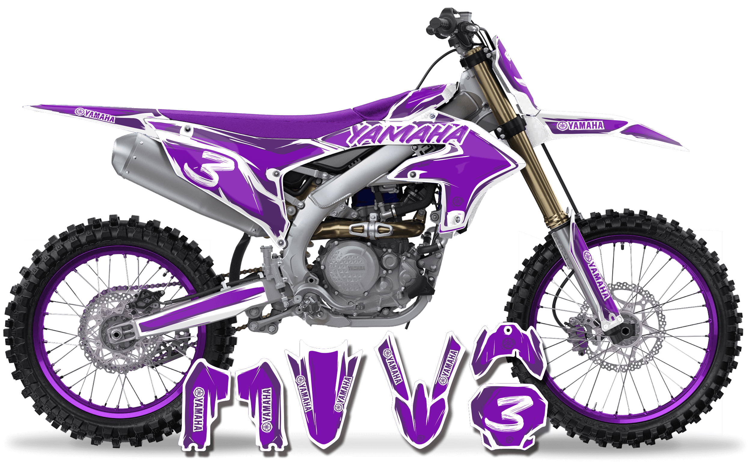 Yamaha graphics KIT COSMO LILLA