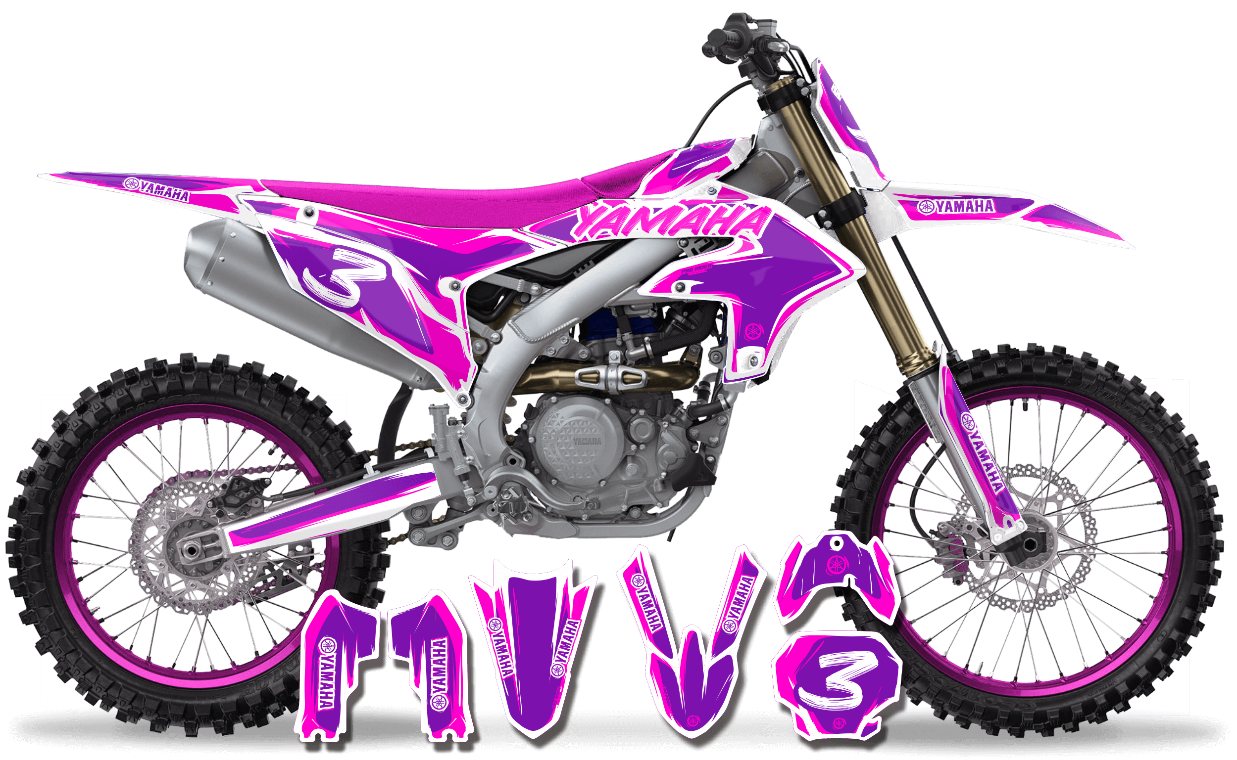 Yamaha graphics KIT COSMO ROSA