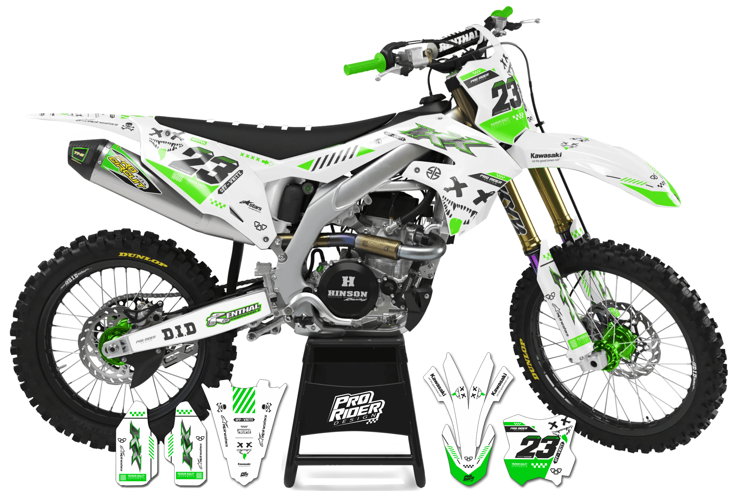 KAWASAKI graphics KIT AMIGO