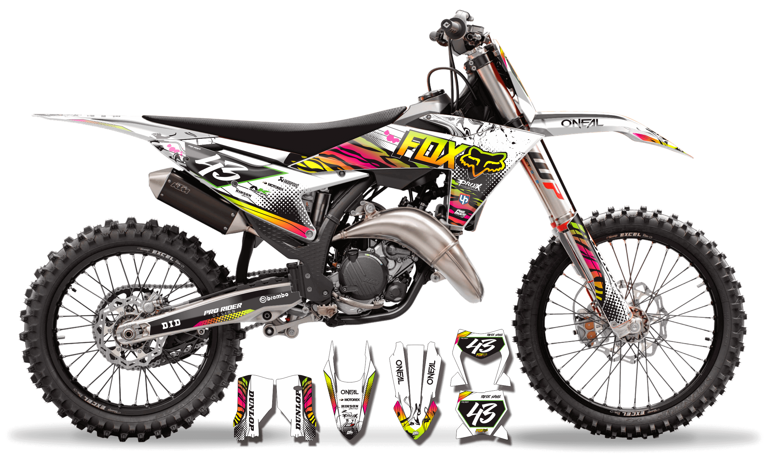 Custom Graphics KIT FOX DISTRICT