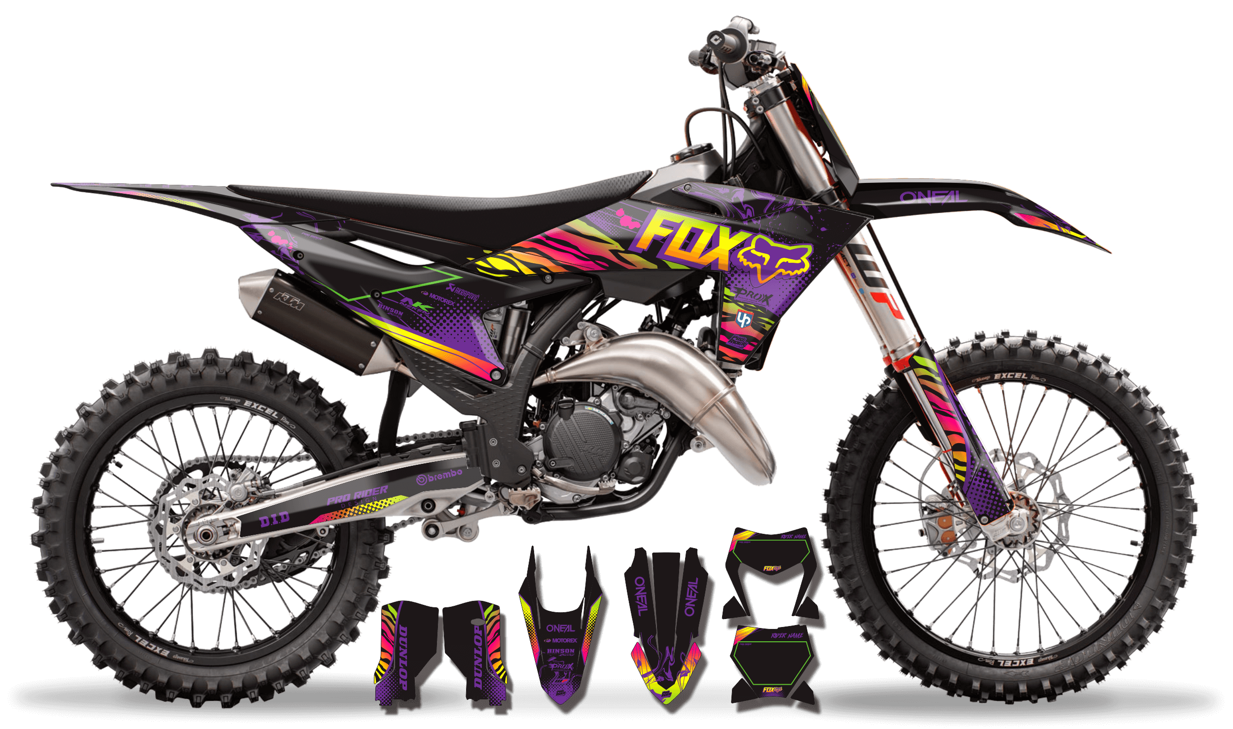 Custom Graphics KIT FOX DISTRICT SOUTH