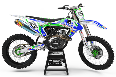 Graphics Kit FMR FACTORY GREEN : Stunning design for your Motocross