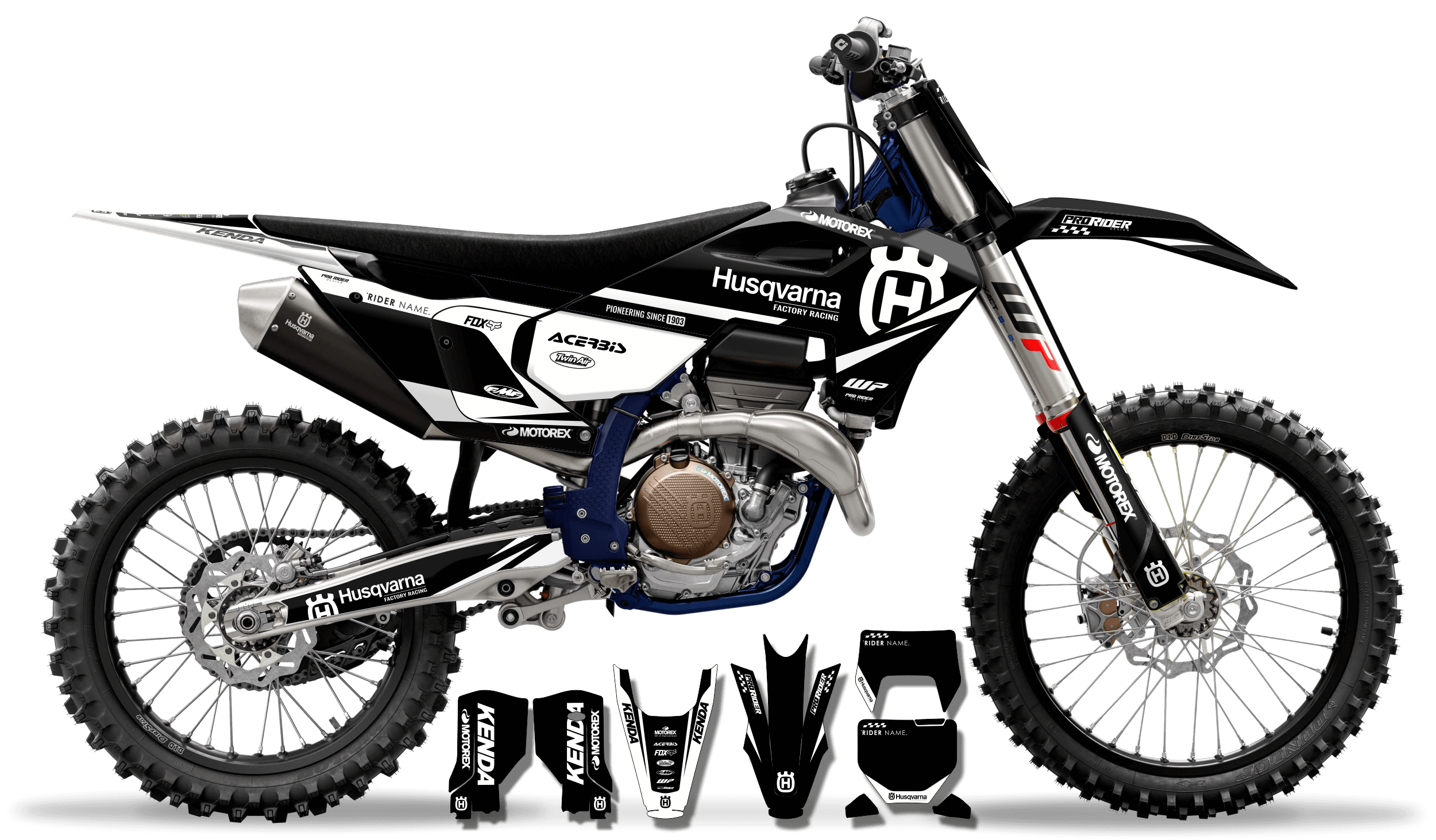 HUSQVARNA Custom Graphics AMPTON ARTED