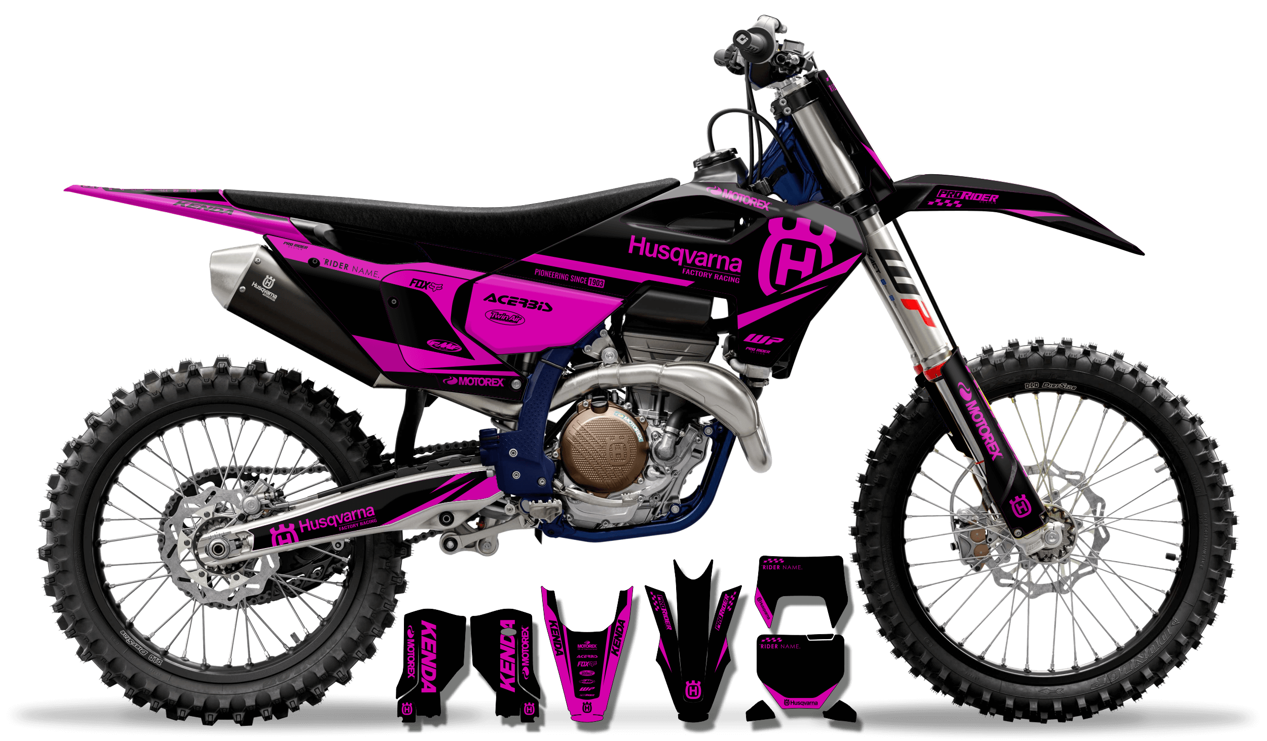 HUSQVARNA Custom Graphics AMPTON STESS