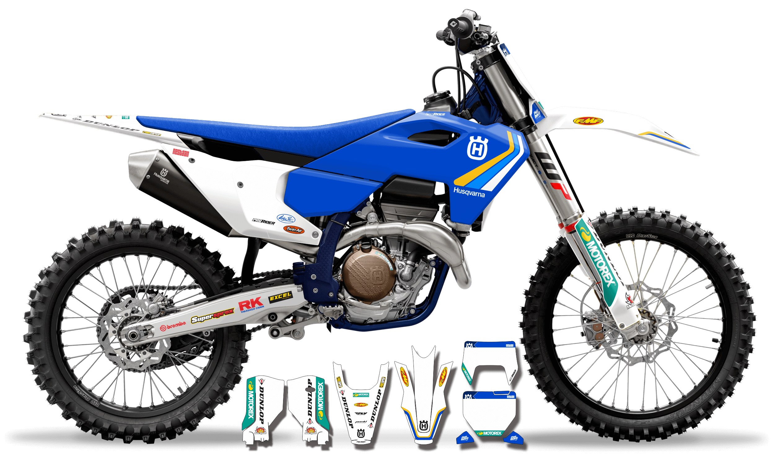 HUSQVARNA Custom Graphics TC-FC-TE-FE... HERITAGE MXGP