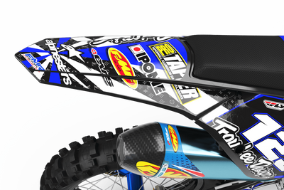 Graphics Kit ALPINESTARS BLUE : Design designed for your Motocross
