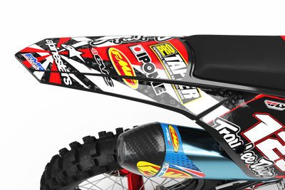 Graphics Kit ALPINESTARS RED : Design designed for your Motocross