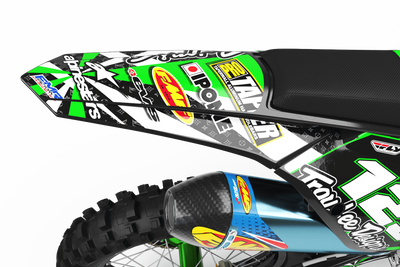 Graphics Kit ALPINESTARS GREEN : Design designed for your Motocross