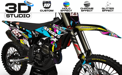 Graphics Kit ALPINESTARS MULTI : Design designed for your Motocross - 3D