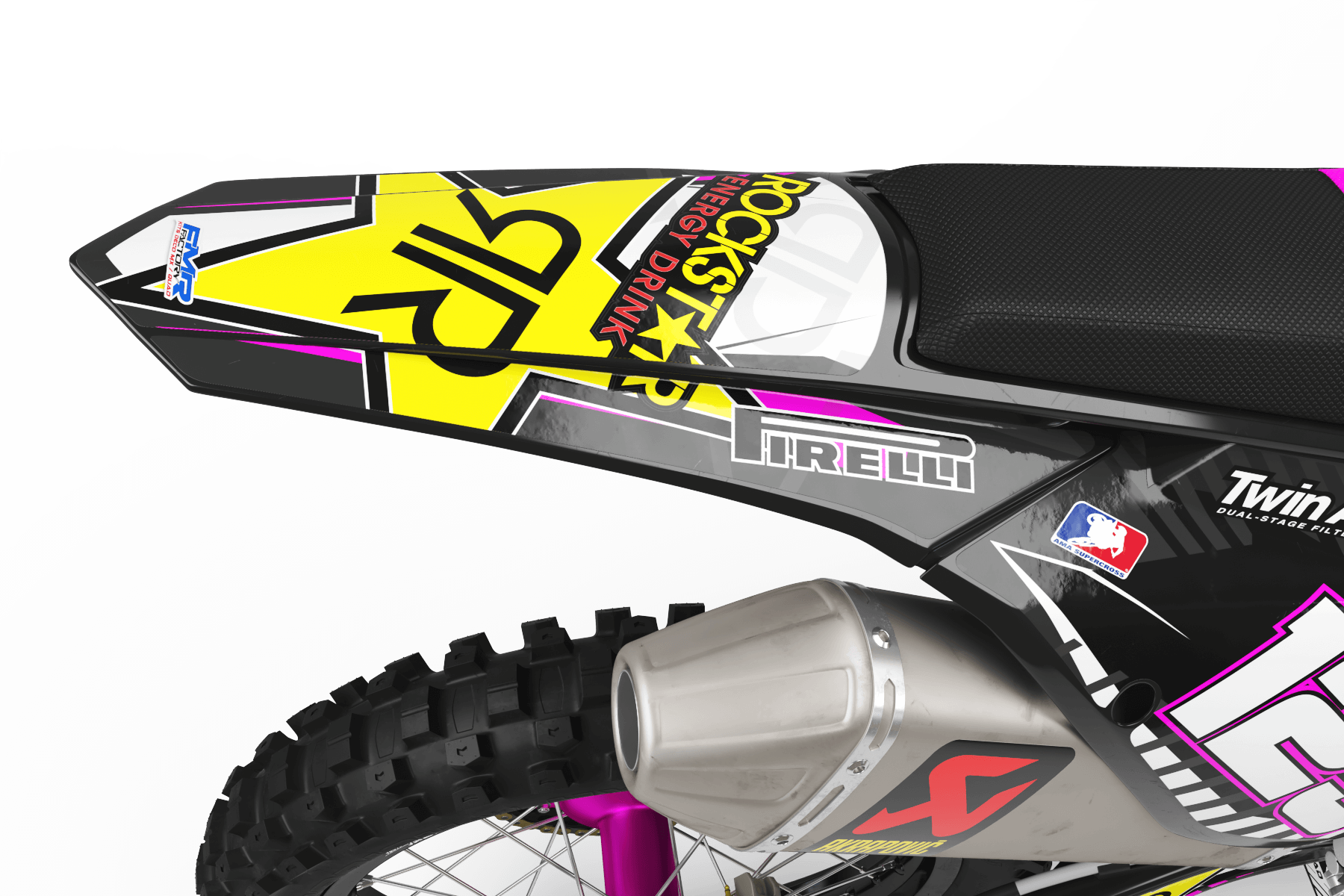 Graphics Kit ROCKSTAR Limited edition PINK : Really cheap