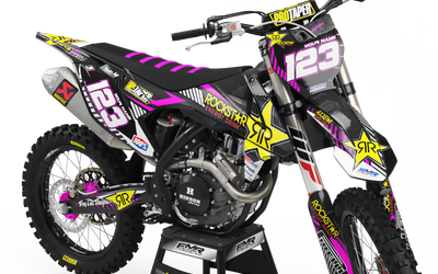 Graphics Kit ROCKSTAR Limited edition PINK : Really cheap