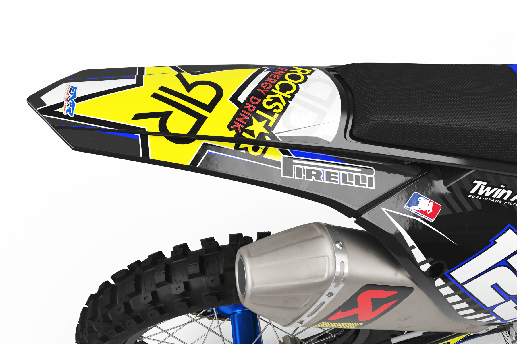 Graphics Kit ROCKSTAR Limited edition BLUE : Really cheap